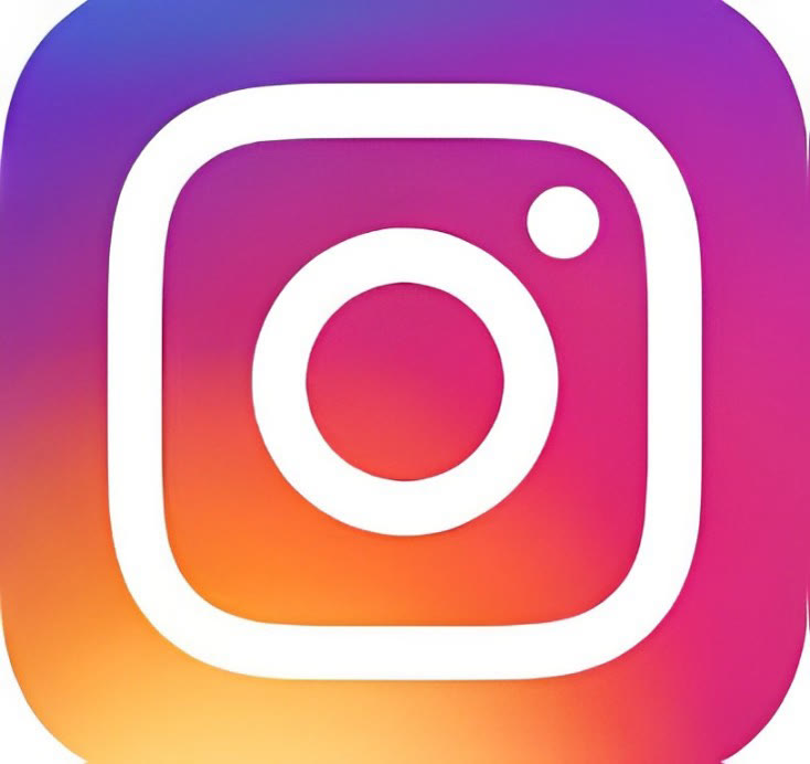 Instagram icon in vibrant colors representing social media connectivity.