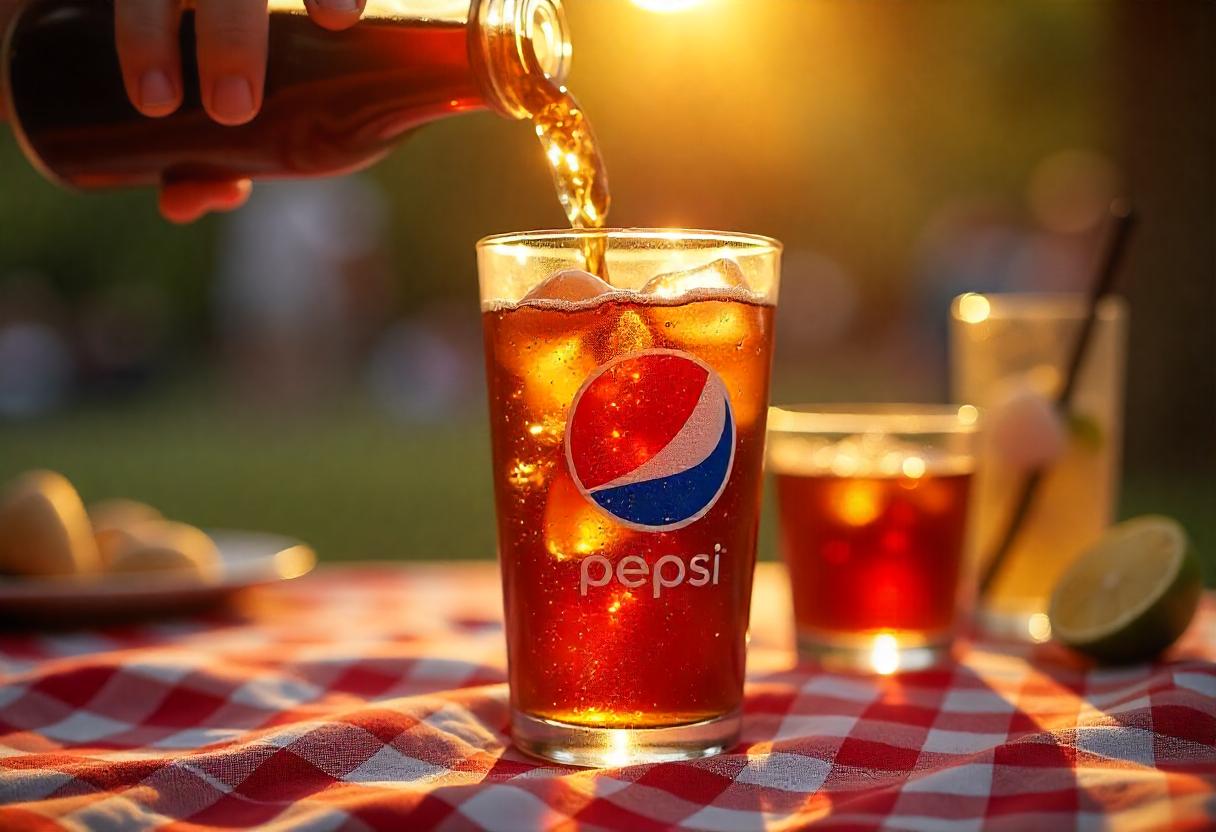 a person pouring a drink into a glass