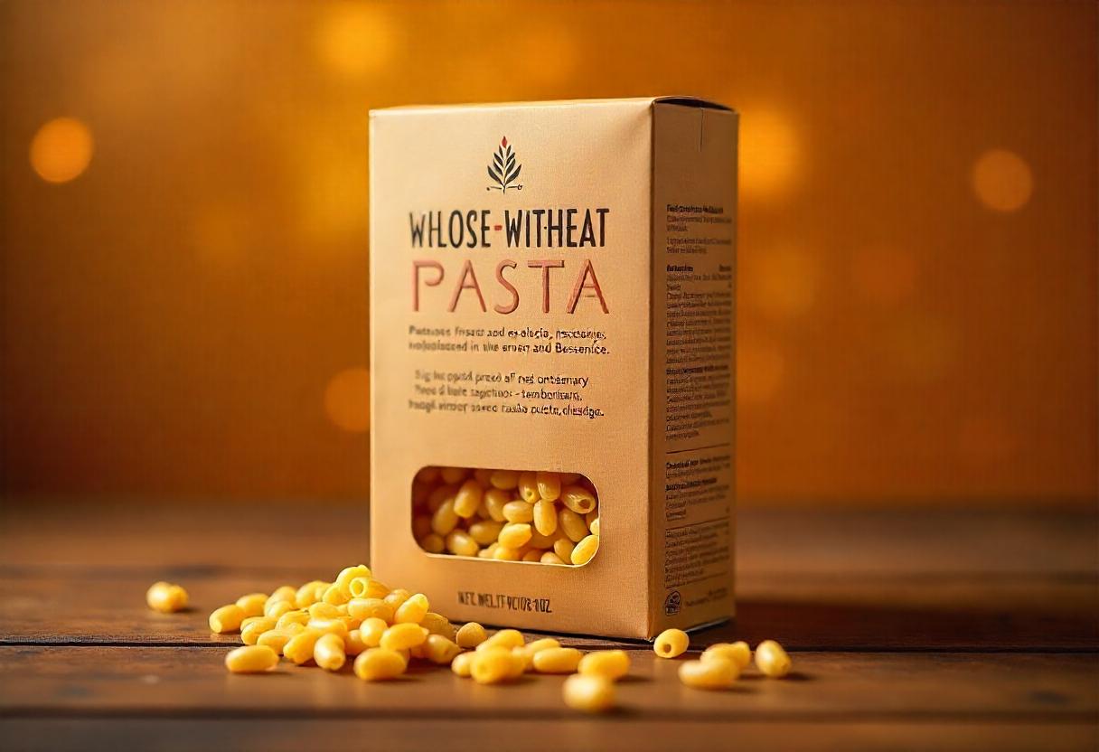 box of whole wheat pasta'