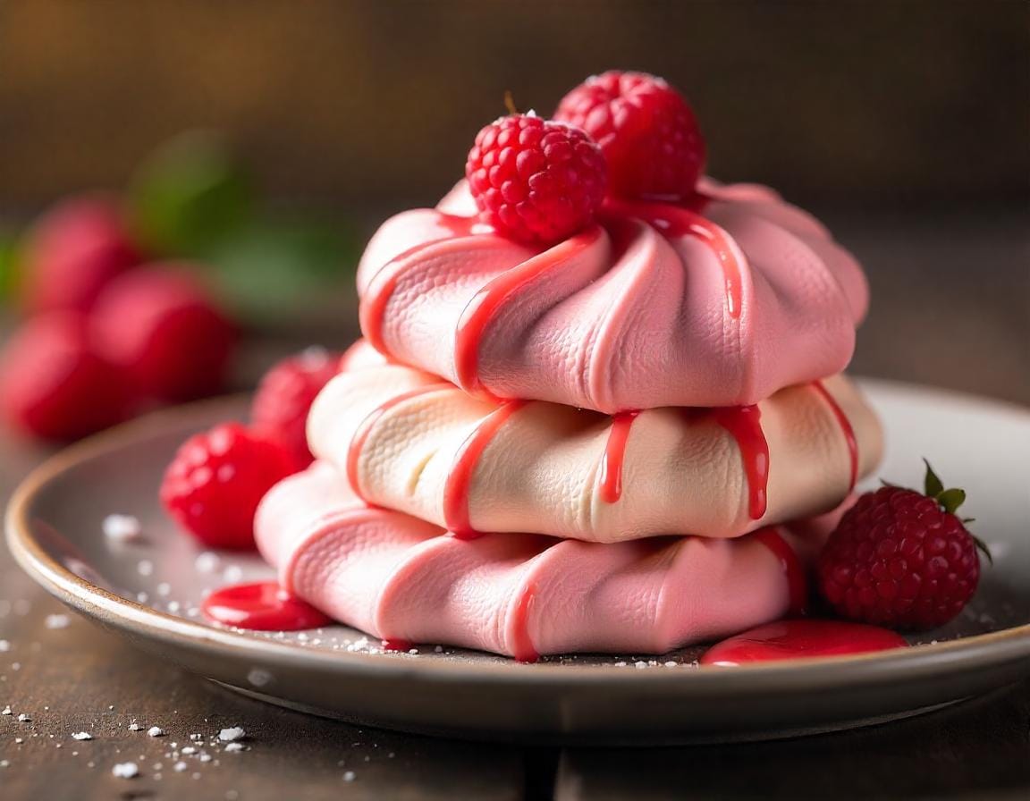 Vegan meringues made with aquafaba: Light, airy, and egg-free.